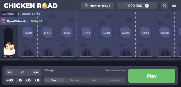 Chicken road jugar, chicken road juego oficial